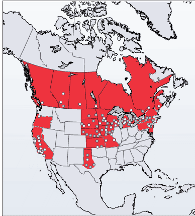 map of Arctic Glacier International's operations map of Arctic Glacier International's operations