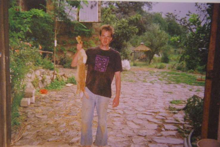 craig_bunny_france-sm Craig with a successfully killed rabbit, back when it was easy (France, 1996, photo Craig Carpenter)