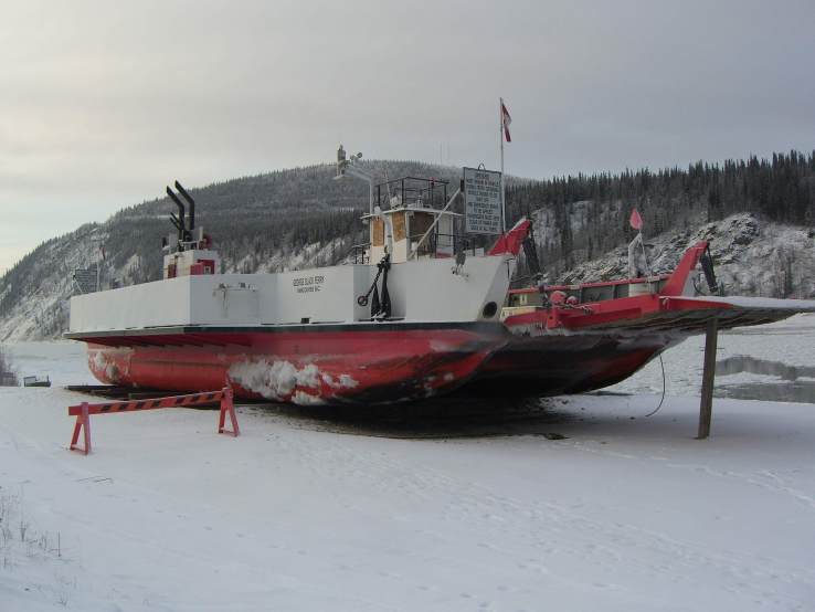 docked ferry w icicles-s