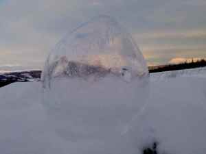 An ice udu drum - usually made from clay - by Norwegian potter Alison Mazzetta Rimehaug (photo from www.sprinklet.com)